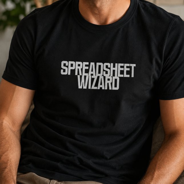 Camiseta Asistente de hoja de cálculo | Diseño de mago de d (Subido por el creador)