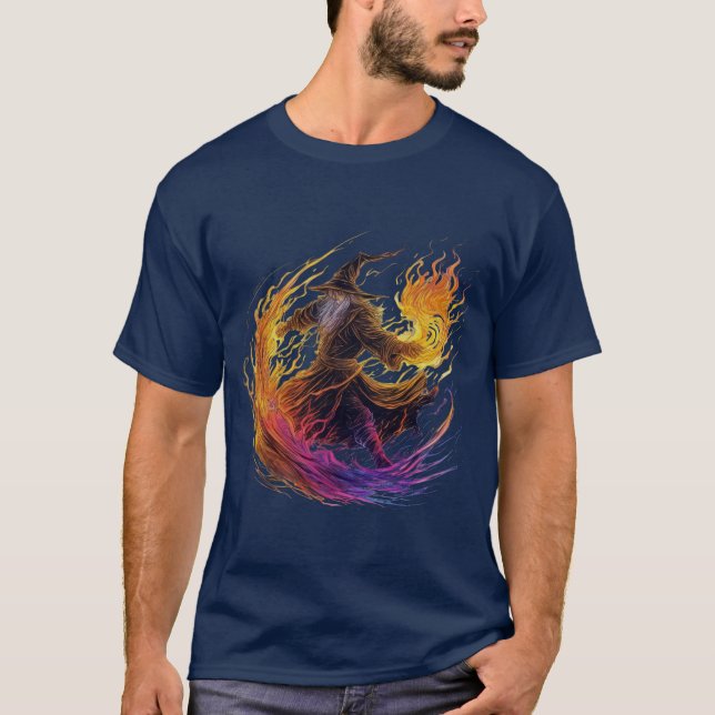 Camiseta Asistente de Inferno: Maestro de llamas (Anverso)