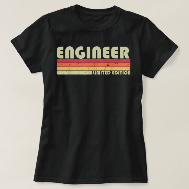 Camiseta Asistente de Ingeniería Civil Mecánica Funny (Diseño del anverso)