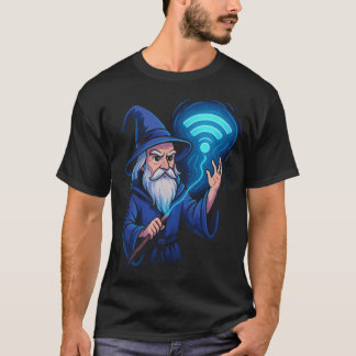 Camiseta Asistente de Internet Magia Señal WiFi Divertido N