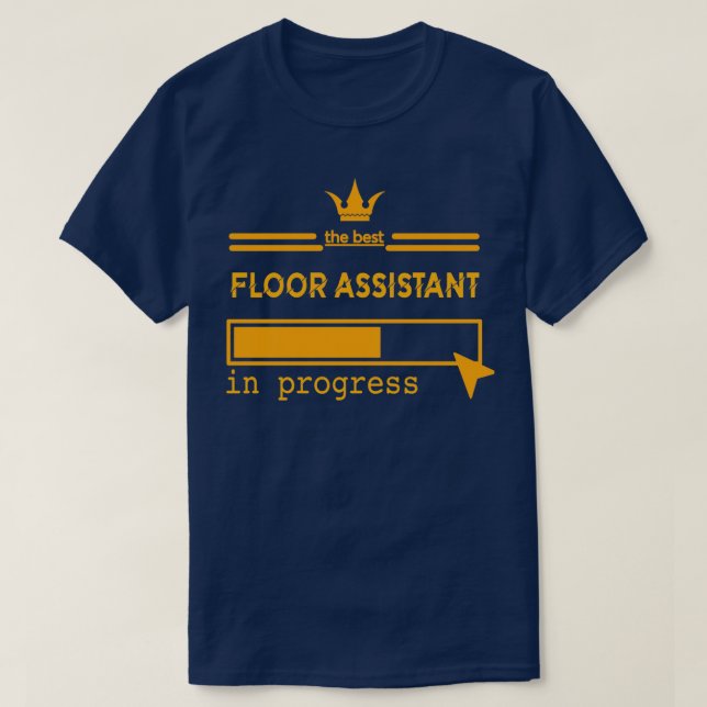 Camiseta ASISTENTE DE LA PLANTA en curso (Diseño del anverso)