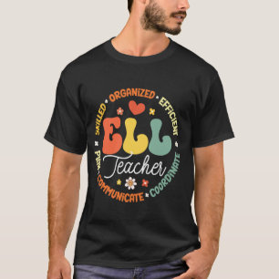 Camiseta Asistente de maestro de escuela para maestros de E