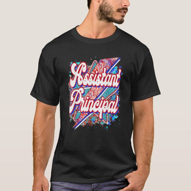 Camiseta Asistente De Maestros Director De Vuelta A La Escu (Anverso)