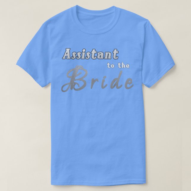 Camiseta Asistente de novia Tee New Helper of the Bride (Diseño del anverso)