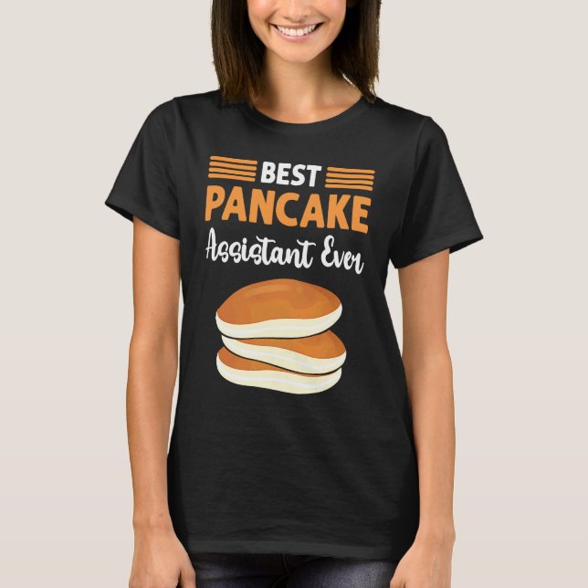 Camiseta Asistente de Panqueques Excelente Fabricante de Pa (Anverso)