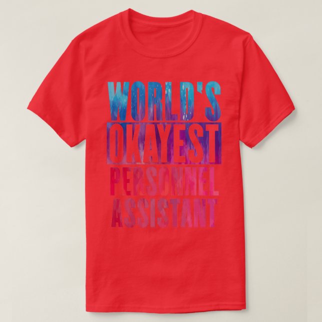 Camiseta Asistente de personal más popular de Worldx27s (Diseño del anverso)