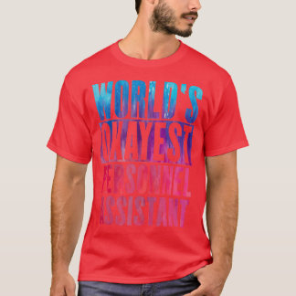 Camiseta Asistente de personal más popular de Worldx27s