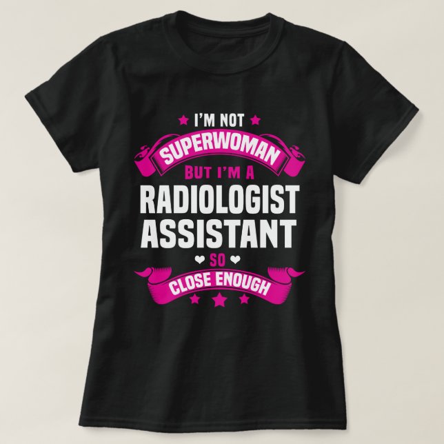 Camiseta Asistente de radiología (Diseño del anverso)