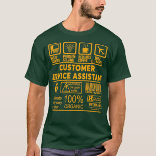 CAMISETA ASISTENTE DE SERVICIO AL CLIENTE NICE DISEÑN 2017