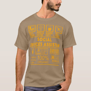CAMISETA ASISTENTE DE SERVICIOS SOCIALES NIZA DISEÑO 2017