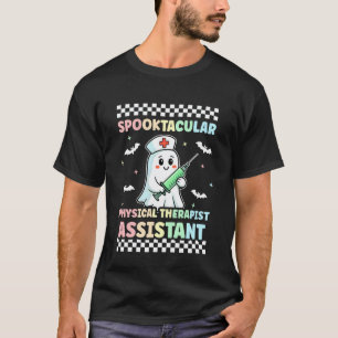 Camiseta Asistente de Terapeuta Físico Espeluznante de Hall