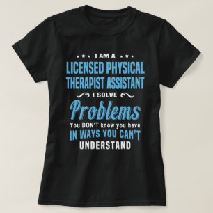 Camiseta Asistente de Terapia Física con Licencia