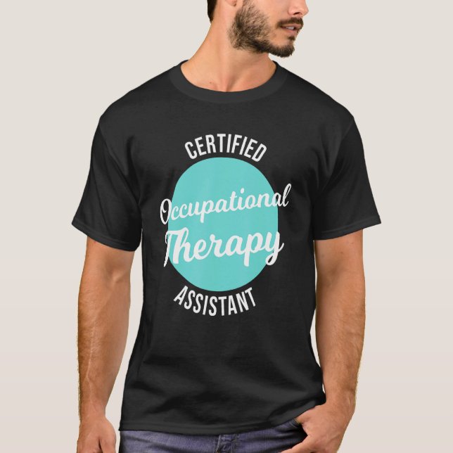Camiseta Asistente de Terapia Ocupacional Certificado Cota (Anverso)