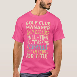 Camiseta Asistente de Título de Trabajo Oferta Funny Golf C