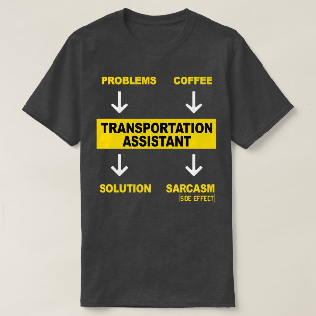 CAMISETA ASISTENTE DE TRANSPORTE (Diseño del anverso)
