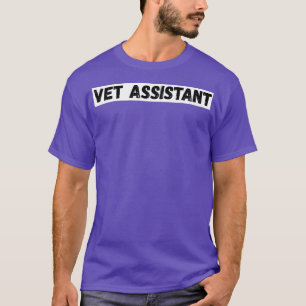Camiseta Asistente de veterinaria