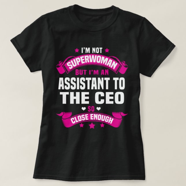 Camiseta Asistente del CEO (Diseño del anverso)