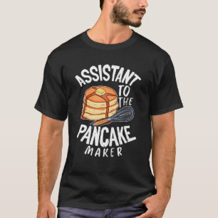Camiseta Asistente Del Día Del Panqueque De Panqueques