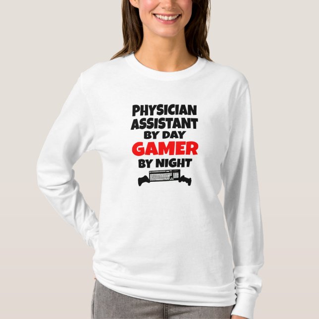 Camiseta Asistente del Médico Gamer (Anverso)