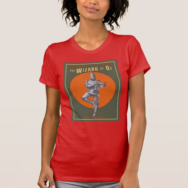 Camiseta Asistente del Poster de Oz Tin Man (Anverso)