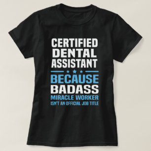 Camiseta Asistente Dental Certificado