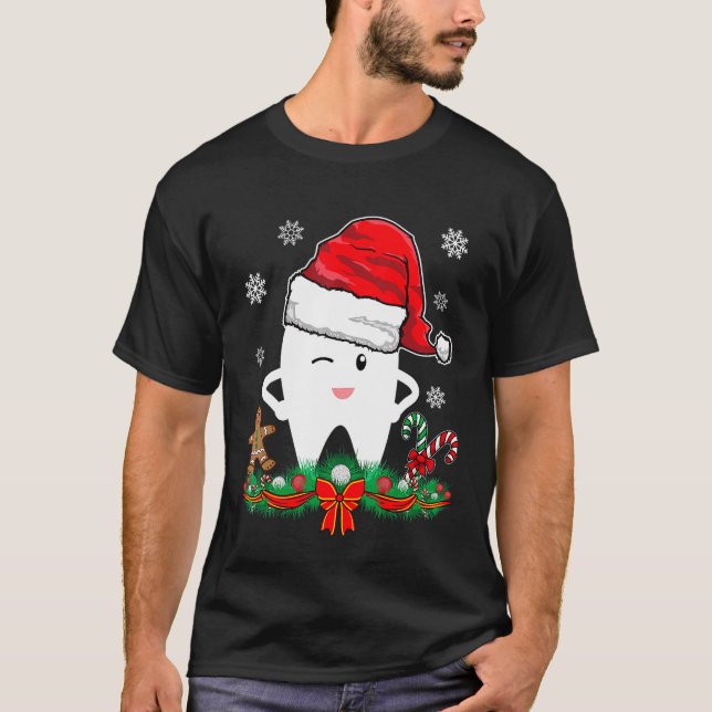Camiseta Asistente dental de navidades (Anverso)