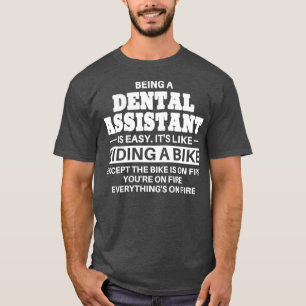 Camiseta Asistente Dental En Bicicleta