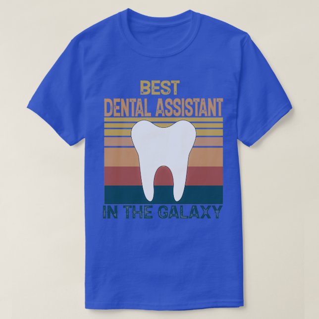 Camiseta Asistente dental mejor asistente dental de toda la (Diseño del anverso)