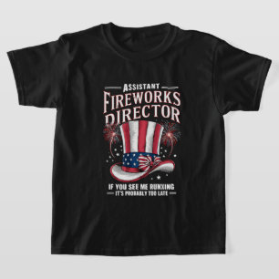 Camiseta Asistente Director De Fuegos Artificiales Estados
