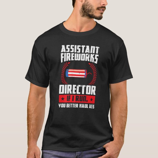 Camiseta Asistente Director De Fuegos Artificiales Si Ejecu (Anverso)