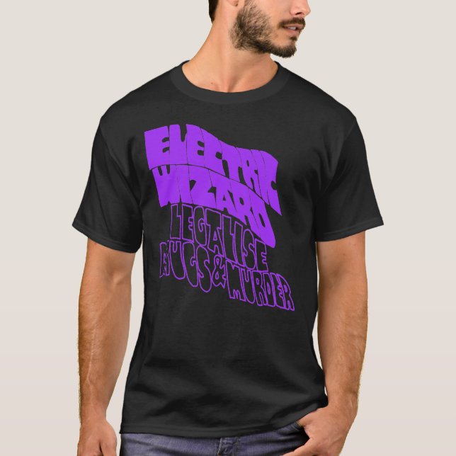 Camiseta Asistente Eléctrico, Legalizar Medicamentos y amp; (Anverso)