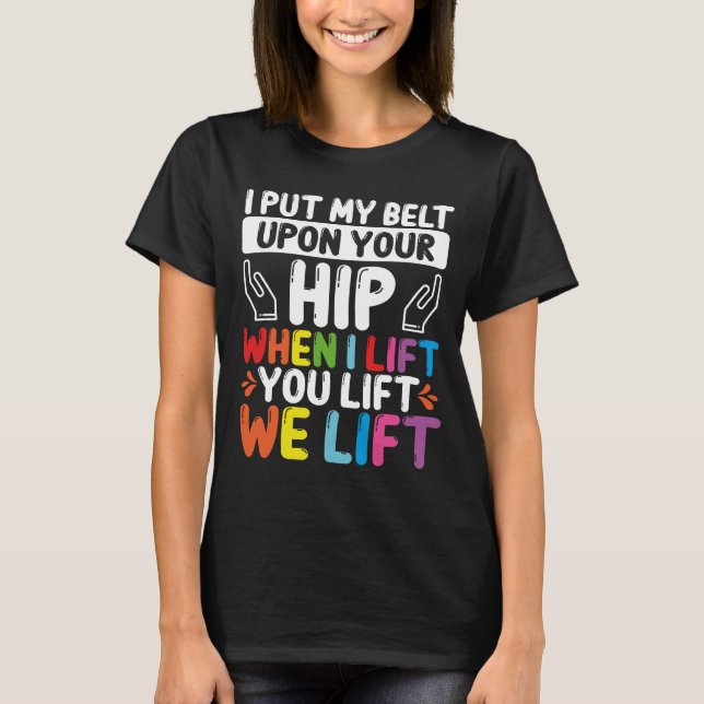 Camiseta Asistente Físico Que Levantamos Terapia Física (Anverso)