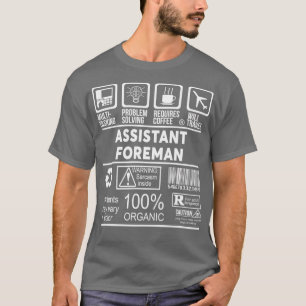 CAMISETA ASISTENTE FOREMAN NICE DISEÑN 2017 1