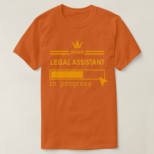 Camiseta ASISTENTE JURÍDICO en curso (Diseño del anverso)