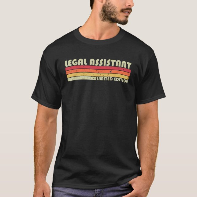 Camiseta ASISTENTE JURÍDICO Funny Job Title Profession Birt (Anverso)