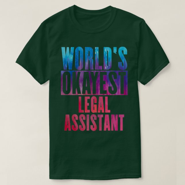 Camiseta Asistente jurídico más atractivo del mundo 27 (Diseño del anverso)