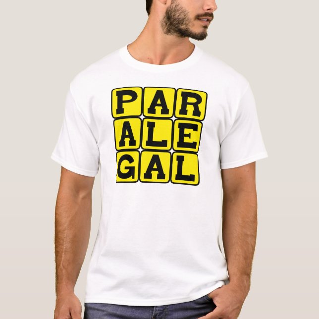 Camiseta Asistente legal, Auxiliar jurídico (Anverso)