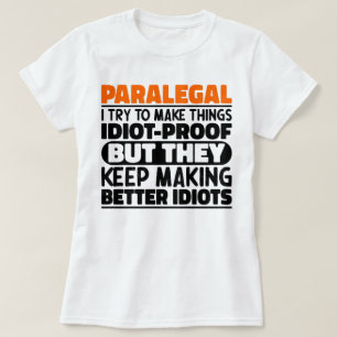 Camiseta Asistente legal I trato de hacer las cosas diverti