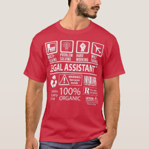 Camiseta Asistente Legal MultiTasking Certified Job Gift It