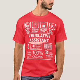 CAMISETA ASISTENTE LEGISLATIVO NIZA DISEÑO