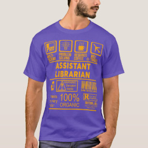 CAMISETA ASISTENTE LIBRARIAN NICE DISEÑN 2017