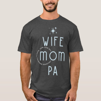 CAMISETA ASISTENTE MAMÁ DE LA ESPOSA DE LA PAZ CITA TEX ELE