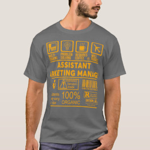 CAMISETA ASISTENTE MARKETING MANAGER NICE DISEÑN 2017 2