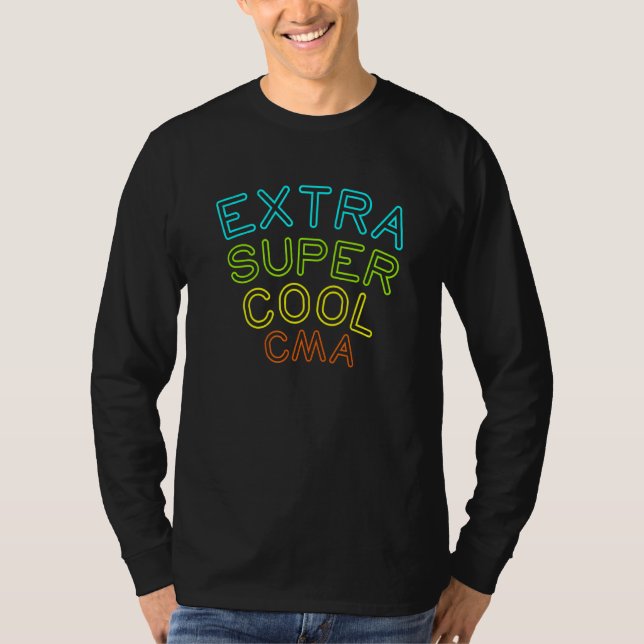 Camiseta Asistente Médico Certificado Cma Extra Guay (Anverso)