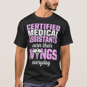 Camiseta Asistente Médico Certificado por CMA Earn Wing Ass