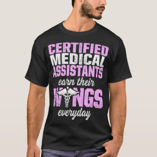 Camiseta Asistente Médico Certificado por CMA Earn Wing Ass