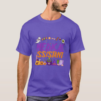 Camiseta Asistente médico de Halloween Vintage