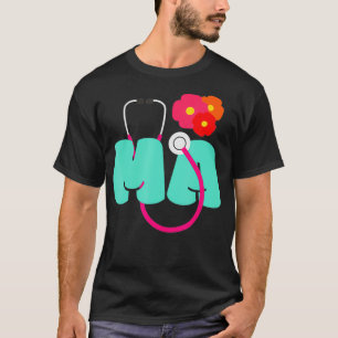 Camiseta asistente médico estetoscopio
