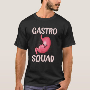 Camiseta Asistente Médico Gastroenterología Gastro Escuadró