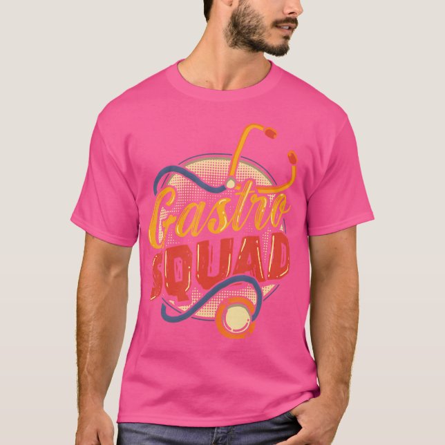 Camiseta Asistente Médico Gastroenterología Médica Gastro (Anverso)